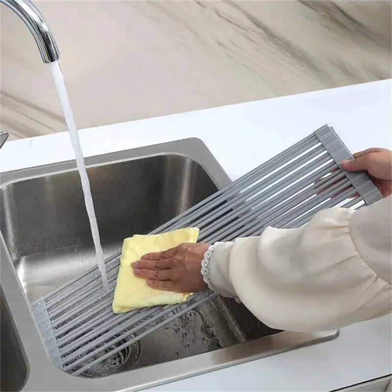 Égouttoir Vaisselle Enroulable